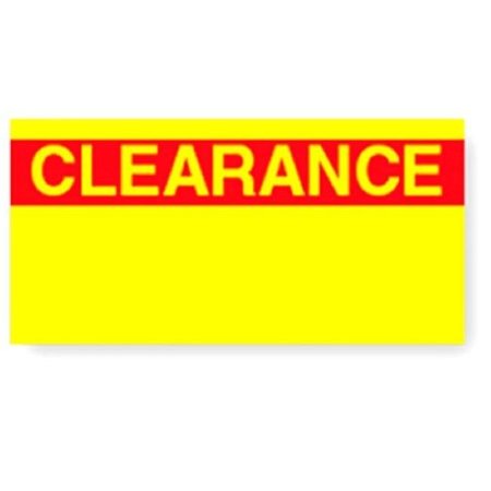 AVERY DENNISON Avery Dennison 264933 8 Roll 1131 Clearance Labels; Yellow - Pack of 8 264933